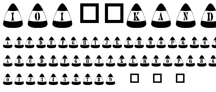 101! Kandy Korn font