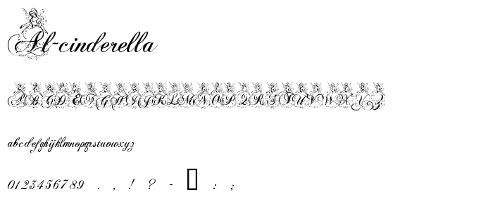 AL Cinderella font