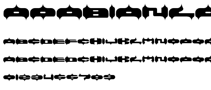 ARABIAN LAMP font
