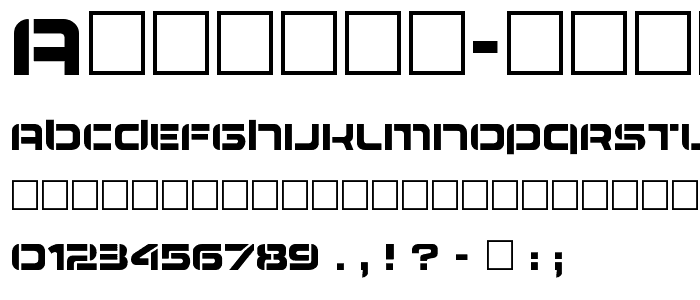 Airlock Regular font
