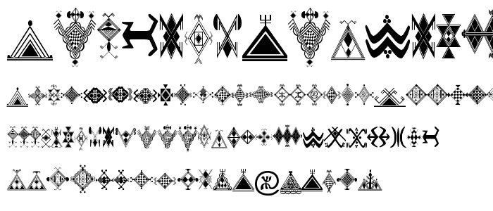 Amazigh Motifs font
