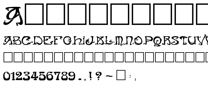ArtNouveau font