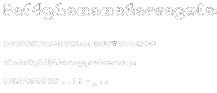 BettyHomemakerRegular font