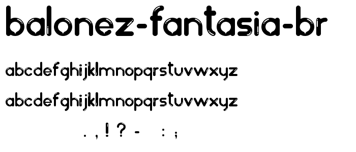 balonez fantasia br font