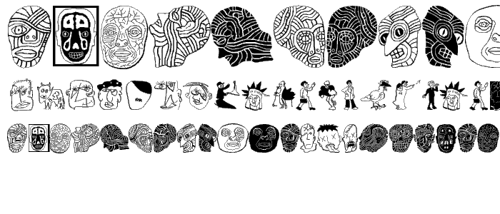 CalligrSketches font
