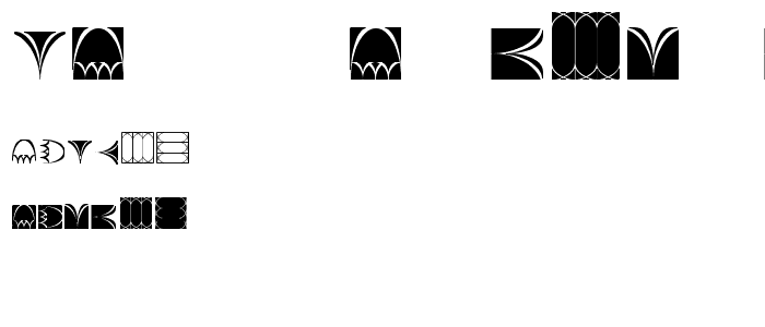 Cathy s Art Deco Dings LT font