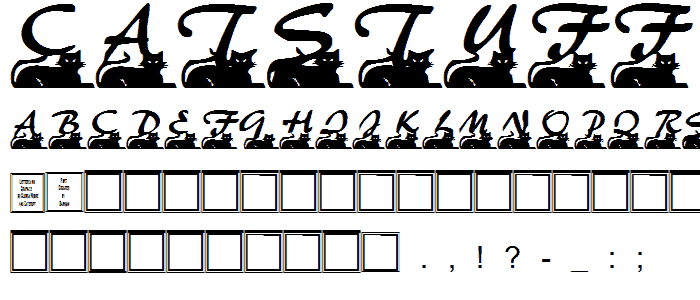 Catstuff font
