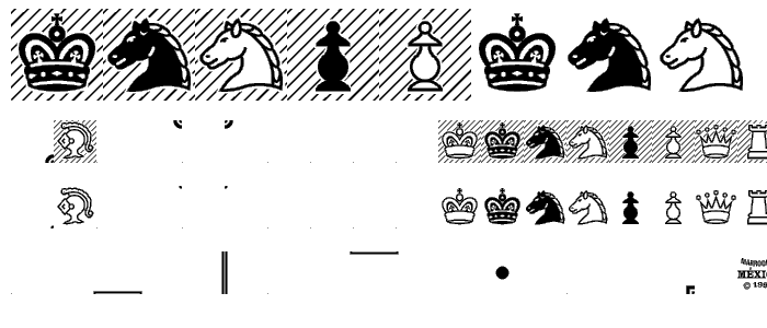 Chess Condal font