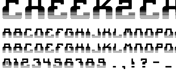 cheek2cheek (faded!) by shk.dezign font