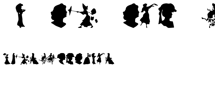 ck_vic silhouette font