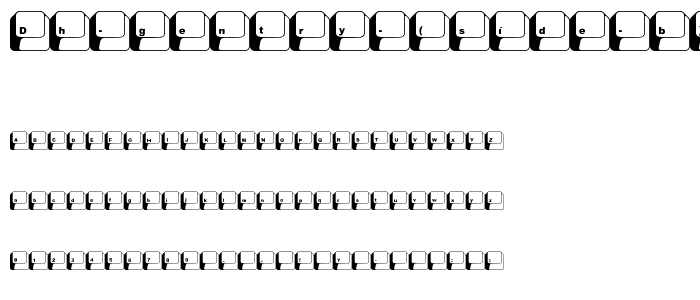 DH GENTRY (SIDE B) font