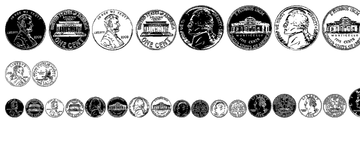 DJ Coinage font