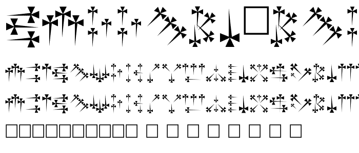 Daggers Regular font