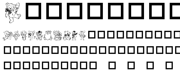 Destinys Teddbear Dings Two font