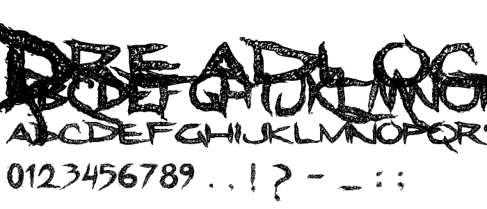 Dreadlockfont font