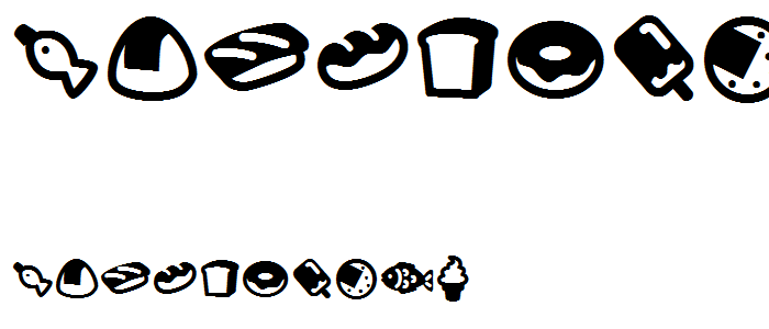 Efoodde font