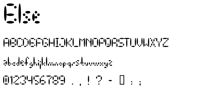 Else font