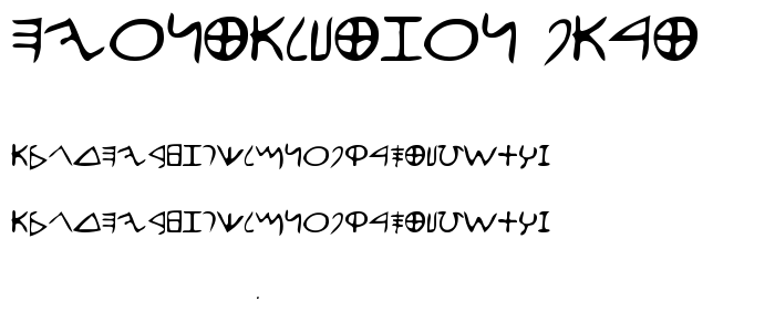 efontalution_part1 font