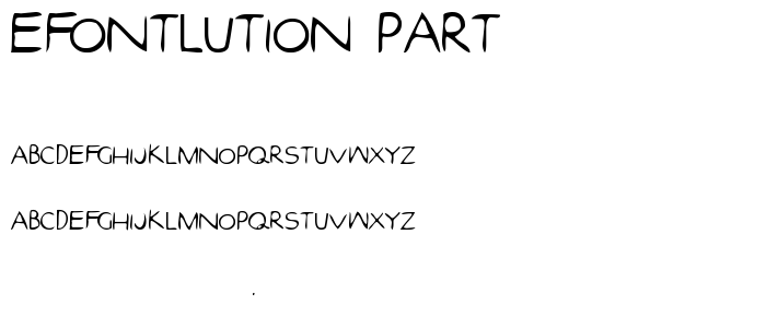 efontlution_part3 font