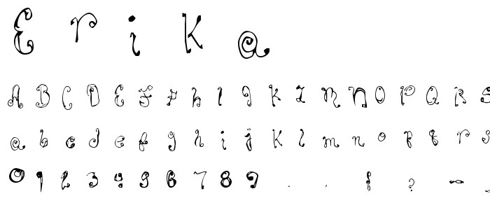 eriKa font