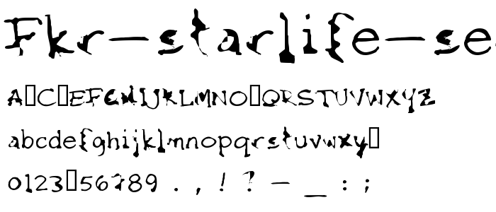 FKR StarLife SemiBold font
