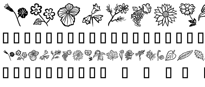 Flower Show font