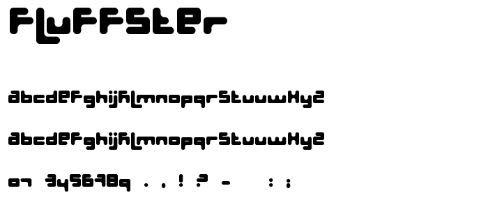 Fluffster font