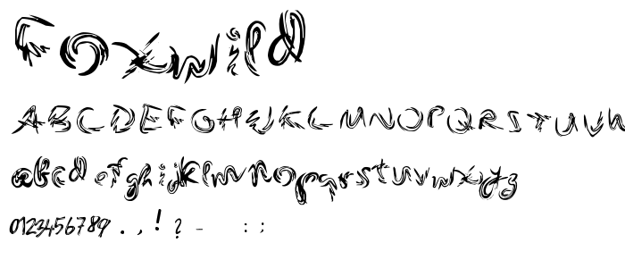 FoxWild font