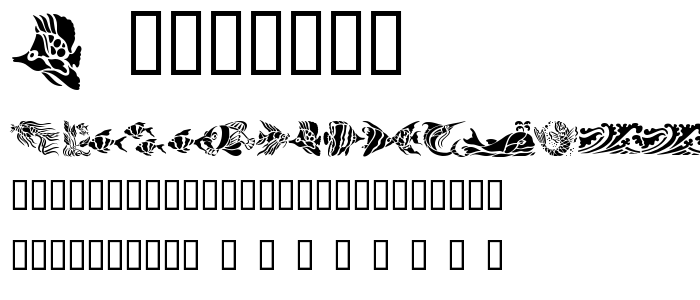 Fun Fish font