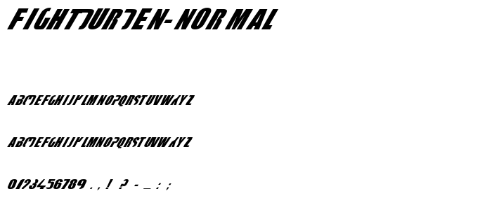 fightDurden Normal font