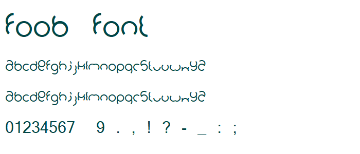 foob font