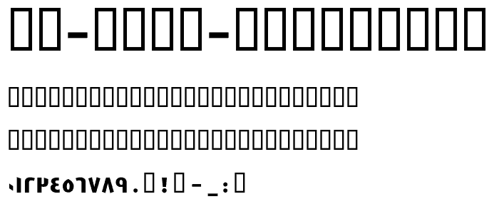 GE East ExtraBold font