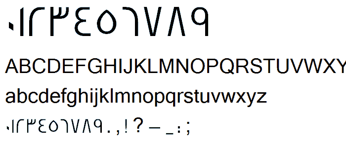 GE SS Two Light font