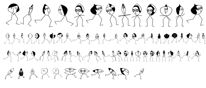 HeadsConstructedTwo font