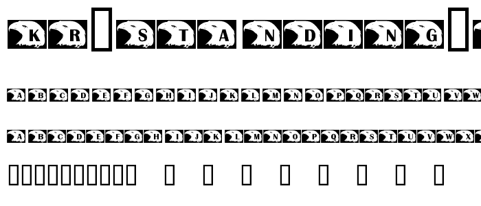 KR Standing Proud font