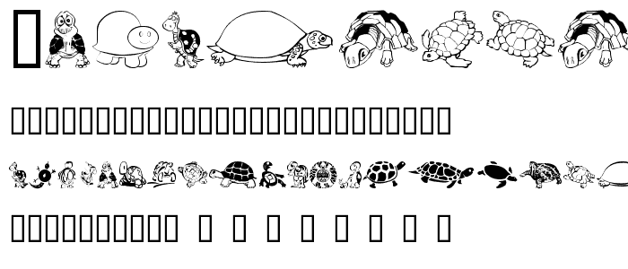 KeyasTurtles font