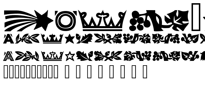 Koch Dingbats font