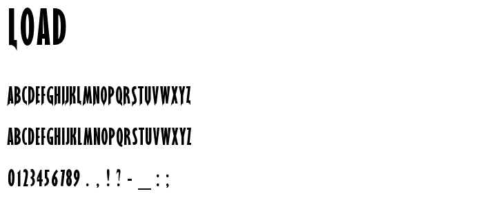LOAD font