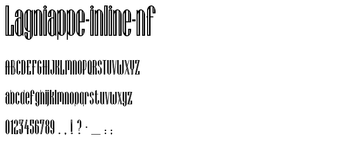 Lagniappe Inline NF font