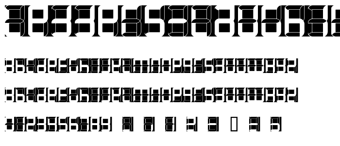 Letters Laughing Dissection and Destruction font