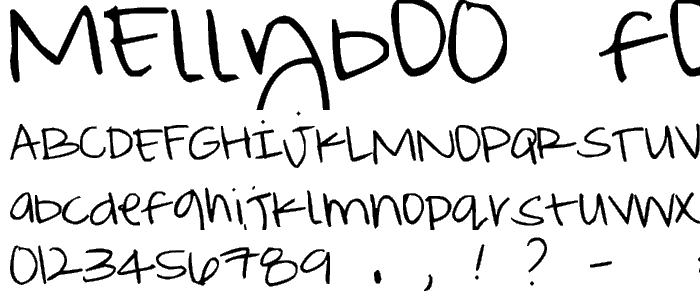 MEllybO0 fONt font