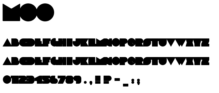 MOO_ font