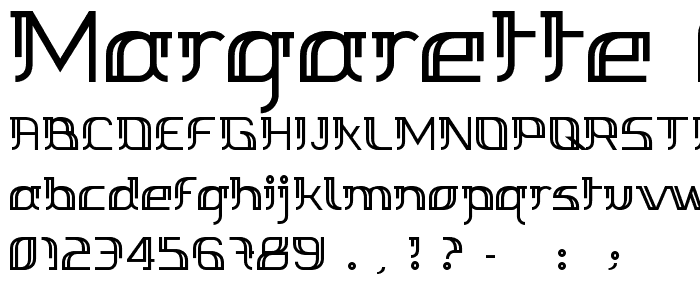 Margarette 01 font