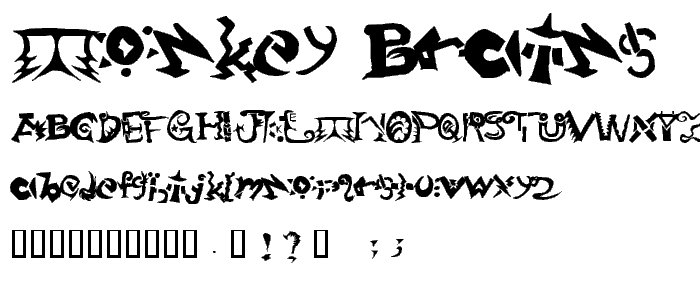 Monkey Brains font