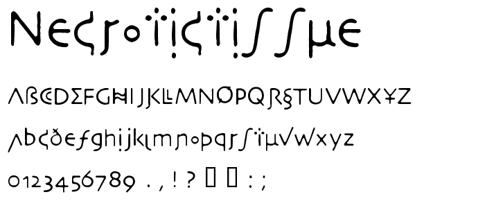 NecroticTissue font