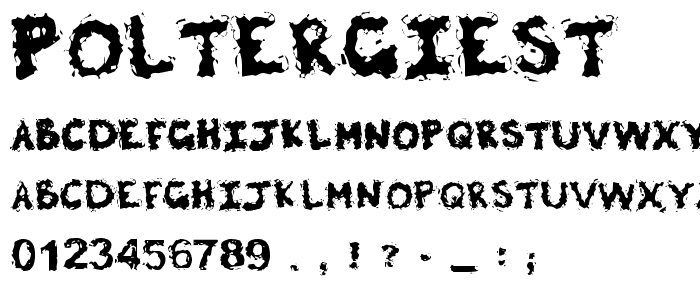 Poltergiest font