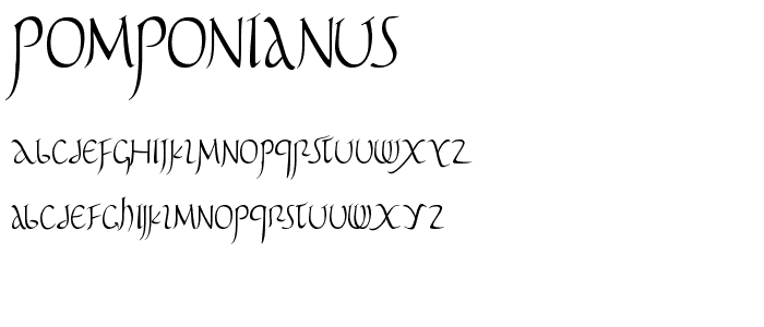 Pomponianus font