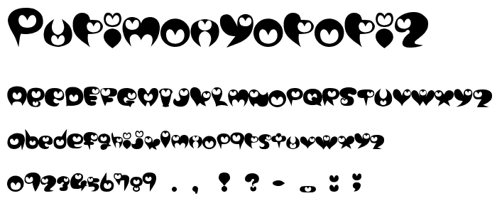 purimonyorori2 font
