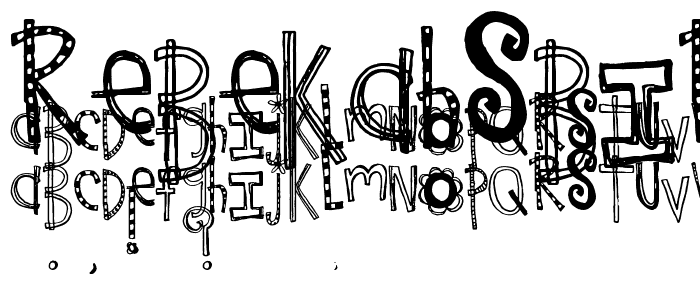 Rebekah s Birthday font