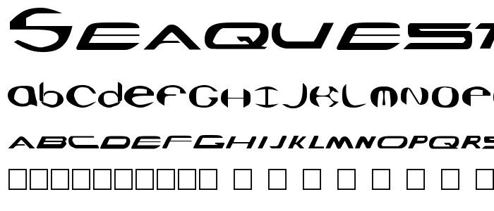 Seaquest font